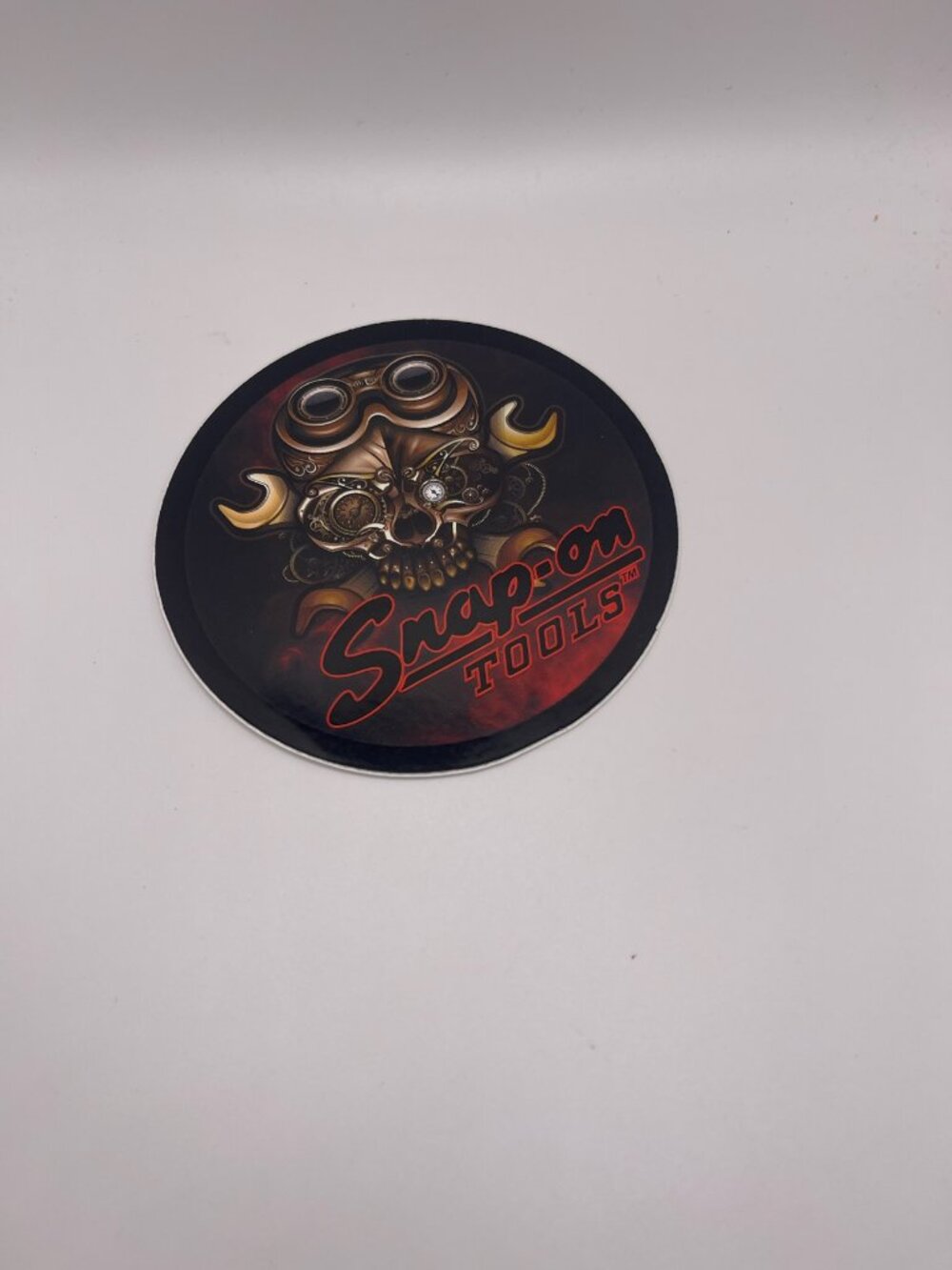 Snap-on Tools Metal Skull Sticker New